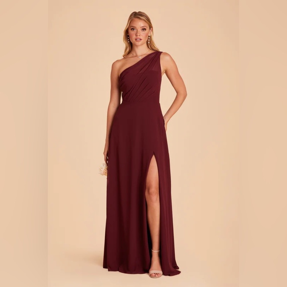 Birdy Grey Kira Dress in Chiffon Cabernet Size Large